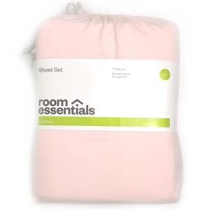 Pcs Jersey Sheet Set Charming Pink 
